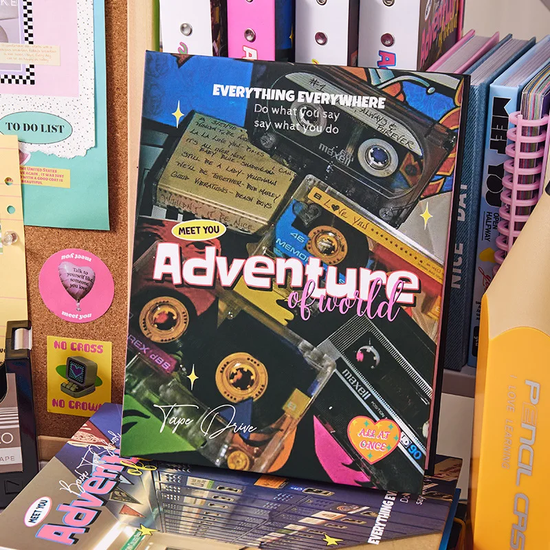 Adventure A5 Photocard Binder Kpop Collect Book 4grid с Бандажным Галстуком 3-дюймовый Фотодержатель Idol Photo Album