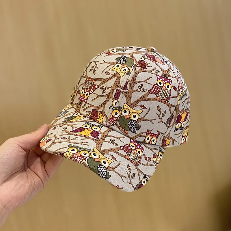 Мультяшная универсальная кепка, женская модная студенческая солнцезащитная шляпа для путешествий, модный бренд, повседневная индивидуальность, маленькие бейсболки с открытым лицом