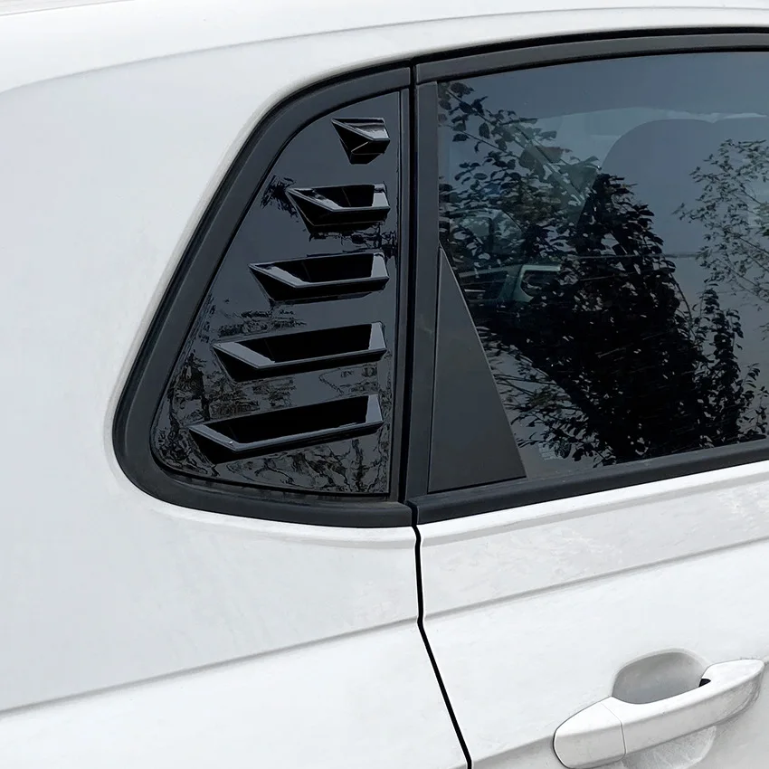 Для Volkswagen Polo MK6 2018 + Отделка жалюзи на заднее стекло автомобиля, Аксессуары для отделки боковых вентиляционных отверстий