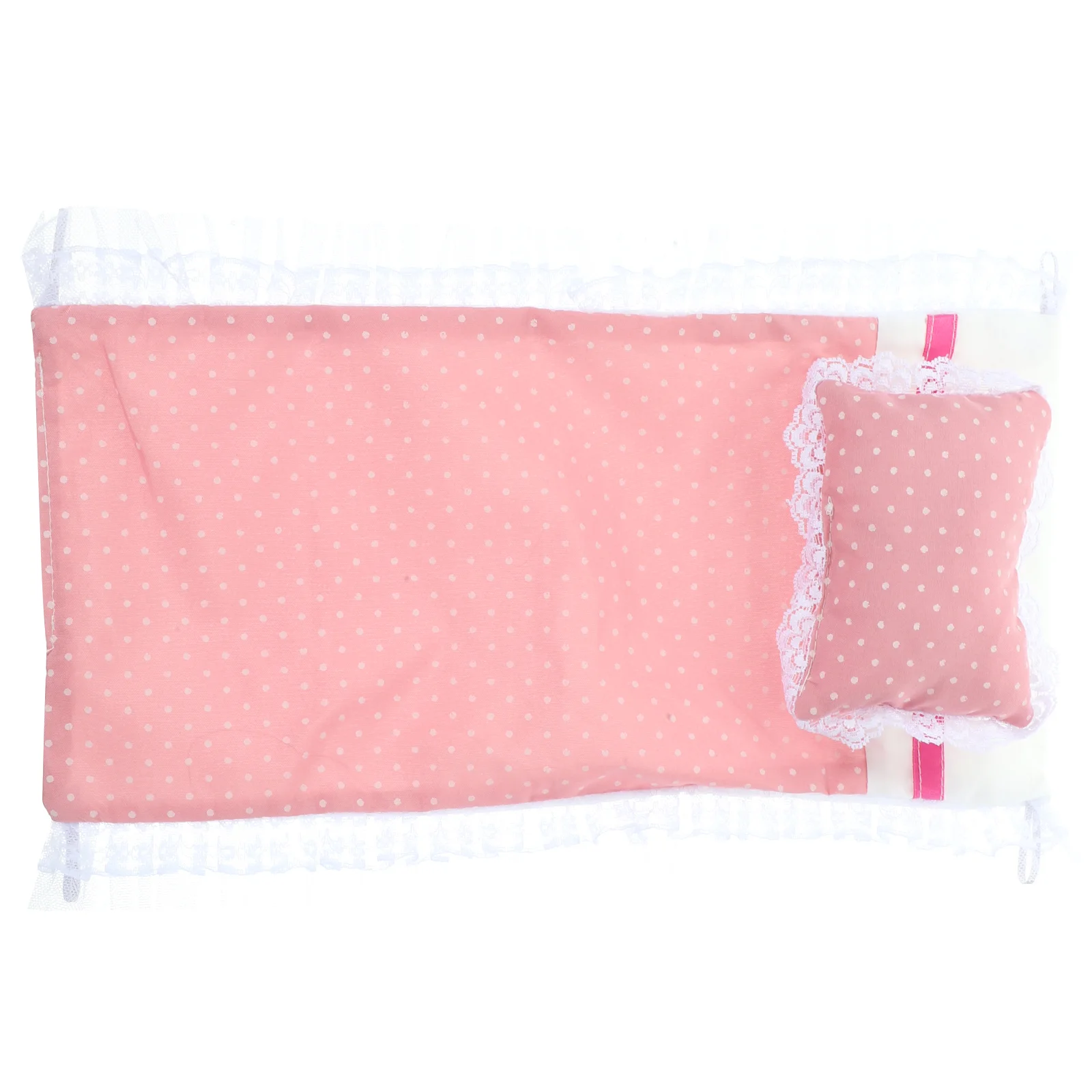 Мини-принадлежности для домашней кровати Постельное Белье Декор Хлопчатобумажный набор Аксессуары для спальни Миниатюрные Подушки