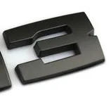 1X 3D Металлическая Хромированная Черная Наклейка для заднего украшения Багажника автомобиля для BMW M Power M3 M5 styling