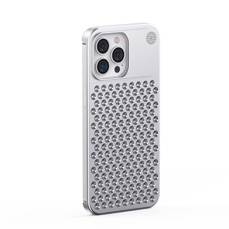 Чехол для телефона из алюминиевого сплава для iPhone 12 Pro Max, рассеивающий тепло, защищающий от падения, подходит для iPhone 12,12 pro