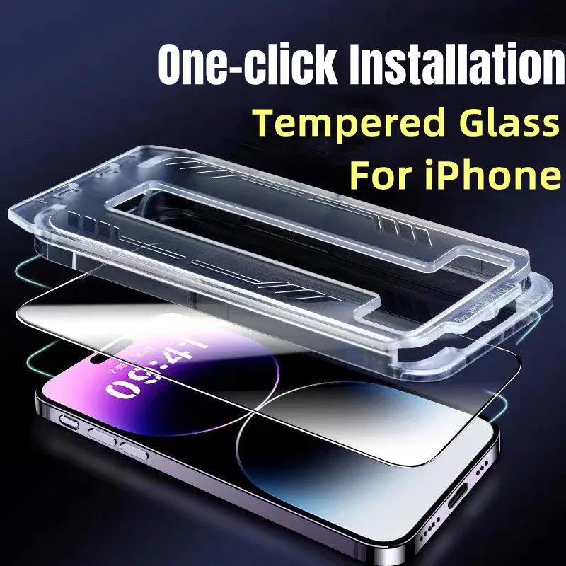 Высококачественное закаленное стекло для iPhone 14 Pro Max, защитная пленка для экрана для iPhone 13 12 11 Pro Max, Стекло 14 Plus 14pro max, Стекло 15 Pro Max