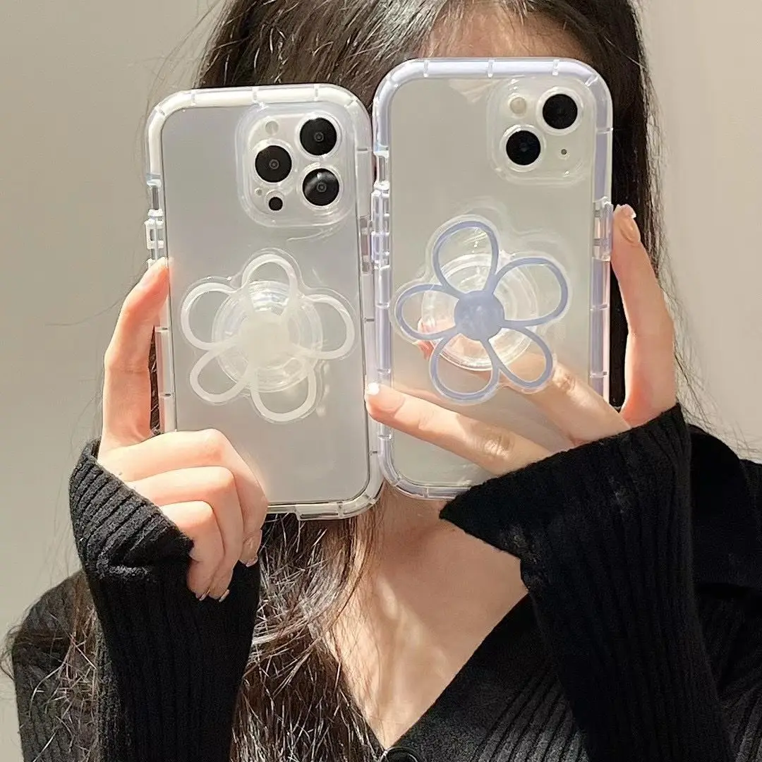 2023 Корейский Модный Цветной Прозрачный Держатель для телефона Grip Tok Griptok Поддержка аксессуаров для мобильных телефонов Подарки