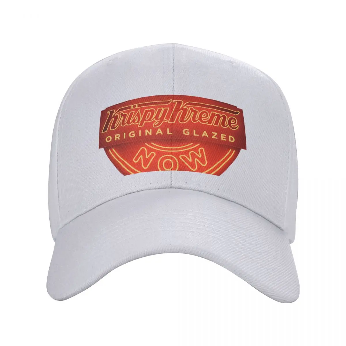Товары с круглым логотипом Krispy Kreme, Бейсболка, шляпа, Пляжная аниме-шляпа, кепки для прогулок на пляже, мужские, женские