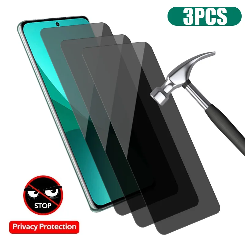 3ШТ Антишпионское Стекло для Xiaomi 11 12 Lite 12T Pro 12X Full Cover Privacy Screen Protector для Xiaomi Mi 11 Lite 11T Pro Poco X3