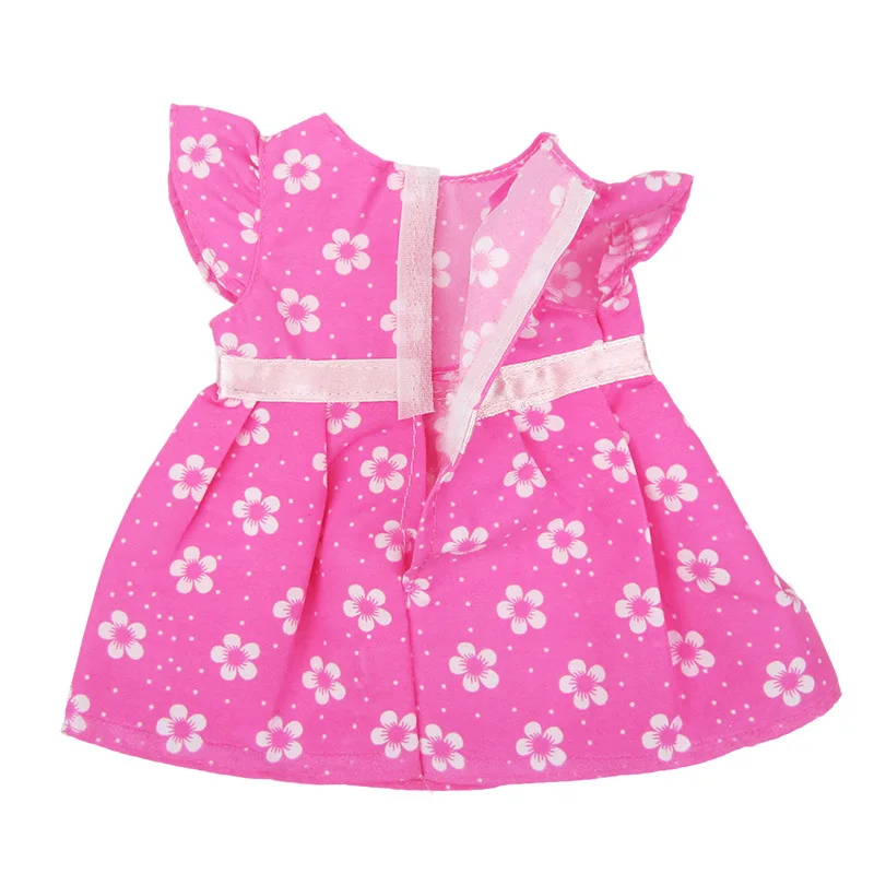 Платье с цветочным рисунком для куклы-американки 18 дюймов, кукла-американка 45 см, аксессуары для детской игрушки 