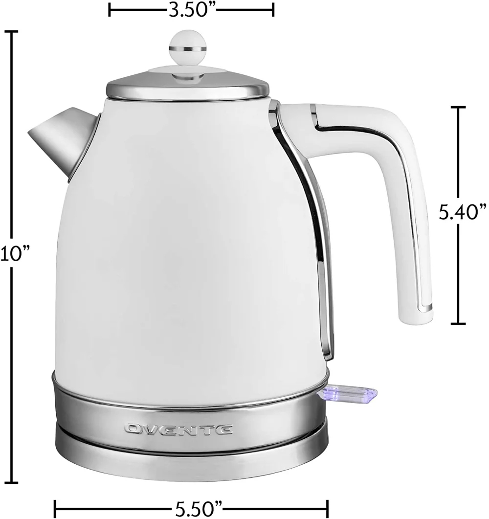 Электрический чайник для горячей воды из нержавеющей стали объемом 1,7 литра, коллекция Victoria