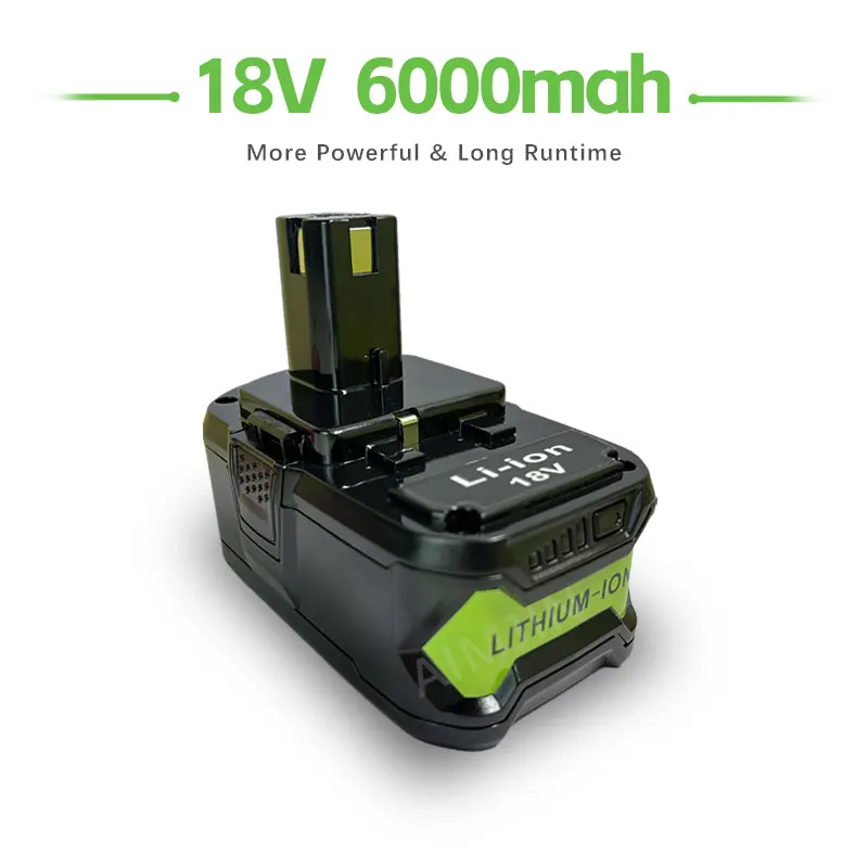 Литий-Ионная Аккумуляторная Батарея 18V 6000mAh Подходит Для Электрических Инструментов LiYouBi P108 P109 P106 P105