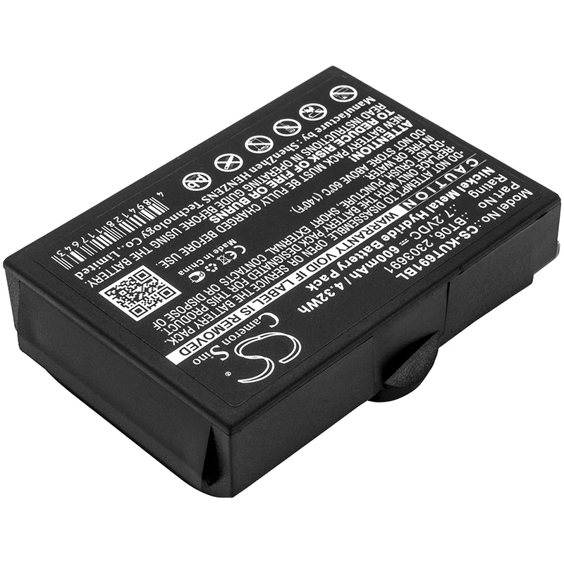 Батарея дистанционного управления краном для передатчиков IKUSI 2303691 BT06 TM61 TM62 303691 Вольт 7,2 Емкость: 600 мАч/4,32 Втч