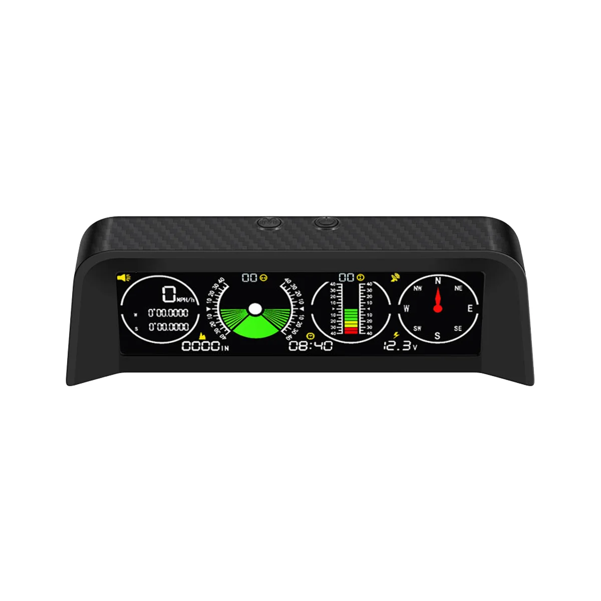 Автомобильный Электронный цифровой GPS-спидометр X90 С головным дисплеем, измеритель наклона, Альтиметр, компас, устройство для выравнивания уровня автомобиля, балансир наклона