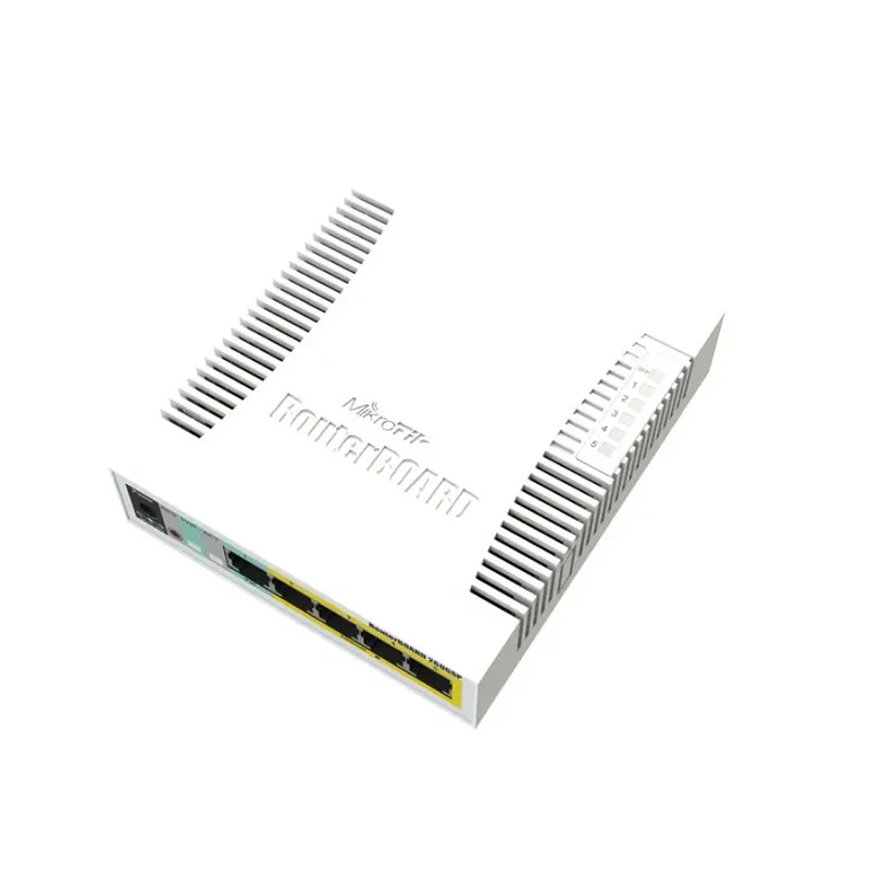Для MikroTik CSS106-1G-4P-1S RB260GSP 24V Гигабитный Коммутатор управления сетью PoE с 5 Электрическими Портами и 1 Оптическим портом SFP