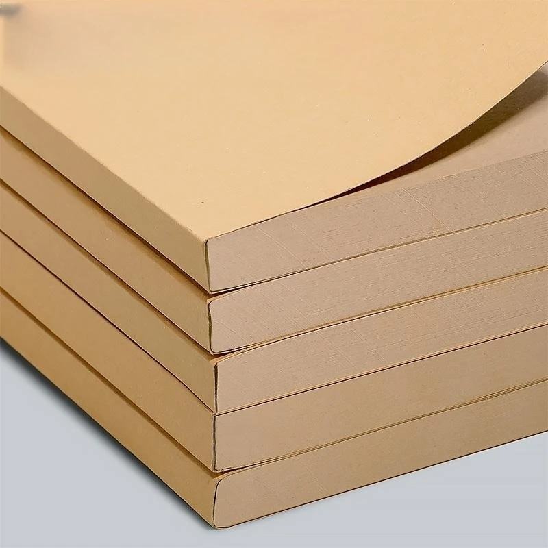 Винтажный чистый блокнот формата А5 / В5 в обложке из крафт-бумаги Студенческий очень толстый альбом для рисования 