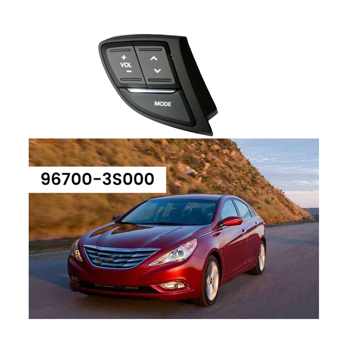 96700-3S000 Переключатель ключа рулевого колеса, дистанционный переключатель рулевого колеса, автомобиль для Hyundai Sonata 2011-2014