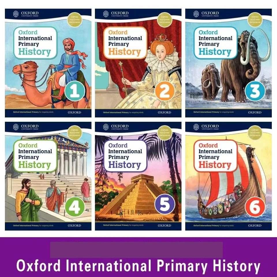 Английский Оксфордский международный учебник начальной истории, учебная книга для учащихся младшего возраста, обучение детей