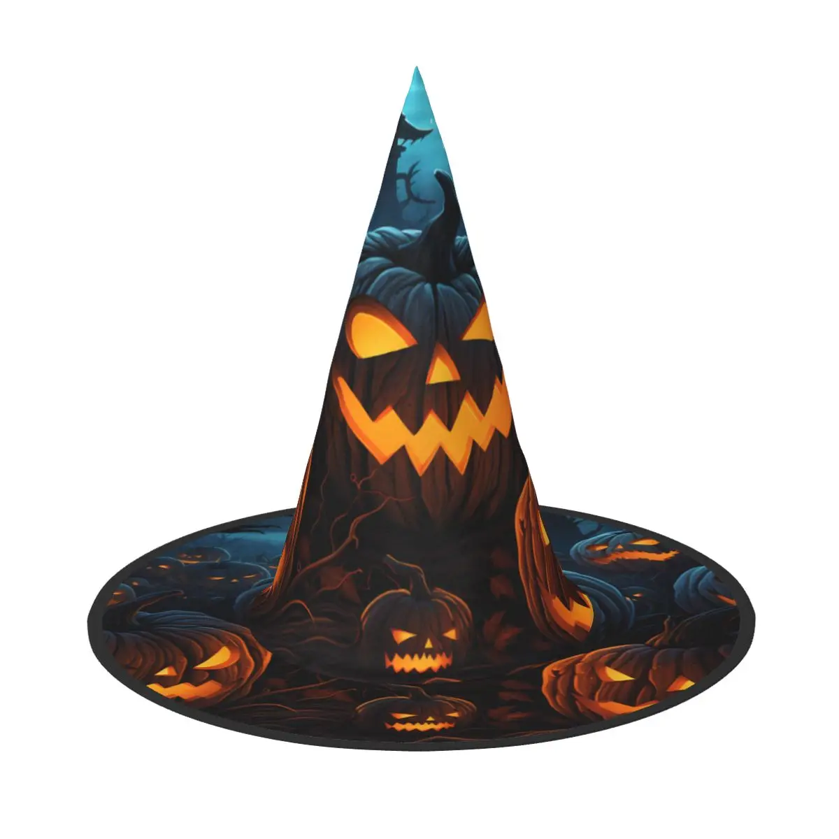Интересное украшение в виде тыквы, шляпа ведьмы, шляпа ведьмы на Хэллоуин Для детей, принадлежности для декора вечеринок, Украшение для подвешивания на дереве.